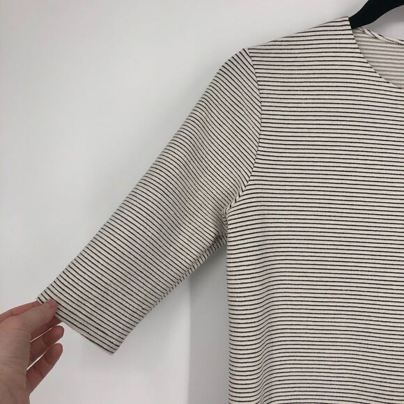 ZARA Casual Pinstripe Mini Shift Dress - Picture 4 of 7